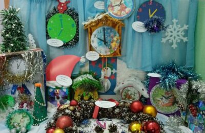 Конкурс «Новогодние часы» провели в детском саду «Колосок» Усть-Тарки