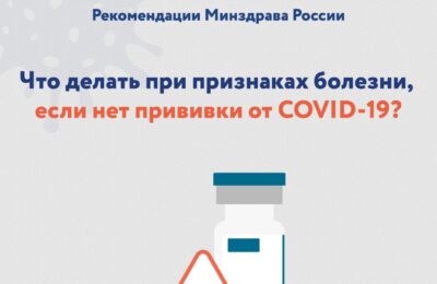 Что делать при признаках болезни, если нет прививки от COVID-19