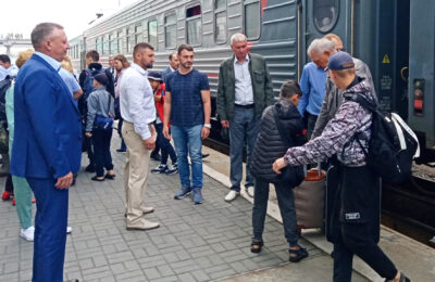 Луганские дети прибыли на отдых в Новосибирскую область
