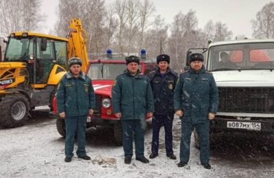 В Усть-Таркском районе провели учения по ликвидации природных пожаров
