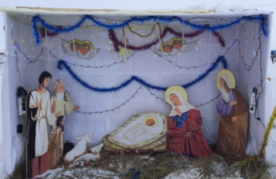 В Усть-Таркском районе встретили Рождество