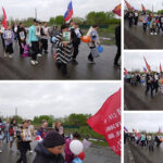 В Усть-Таркском районе прошел «Бессмертный полк»
