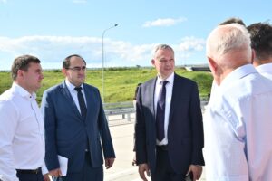 Андрей Травников проконтролировал ход и темпы работ по строительству первого этапа Восточного обхода Новосибирска
