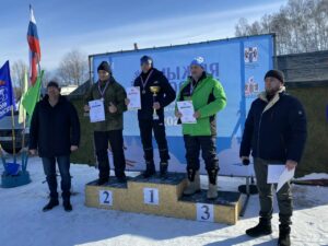 Жители Усть-Таркского района приняли участие в “Лыжне России”