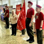 В Усть-Таркском районе дан старт акции “Часовой у Знамени Победы”